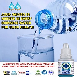 To put back life into your water, treat it with Aqua Salveo